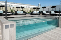 Verre feuilleté de sécurité pour piscine, verre feuilleté SGP PVB, panneau de clôture de piscine, verre pour balustrade de balcon extérieur