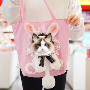 Portable Pet Carrier Bags Wholesale <b>Cat</b> <b>Backpack</b> Crossbody Handheld <b>Cat</b> Bag Small Dog Head-Exposed Pet Shoulder Bag - Product Image 3