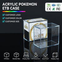 Boîte de présentation en acrylique pour cartes à collectionner avec aimant puissant pour boîtes de cartes - Vente en gros