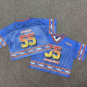 American Vintage Unisex Lighetwight malla camiseta transpirable fútbol Boxy Fit Oversized Jersey camisetas - Product Image 4