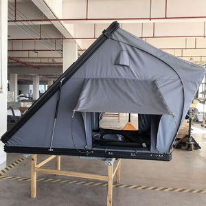 Tente de toit de voiture en alliage d'aluminium, ouverture rapide, une chambre, quatre saisons, tissu Oxford polyester, type V trigonal - Product Image 1