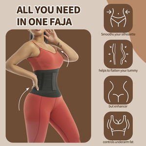 Faja Reductora Transpirable de Alta Compresión para Mujer, Control Ligero, Efecto Vientre Plano - Product Image 2