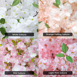 Arbre artificiel <span class=keywords><strong>en</strong></span> plastique de 1,80 m à fleurs de <span class=keywords><strong>cerisier</strong></span> (blanc rose) Sakura japonais, toucher naturel, réaliste, imperméable, pour mariage, intérieur - Product Image 3