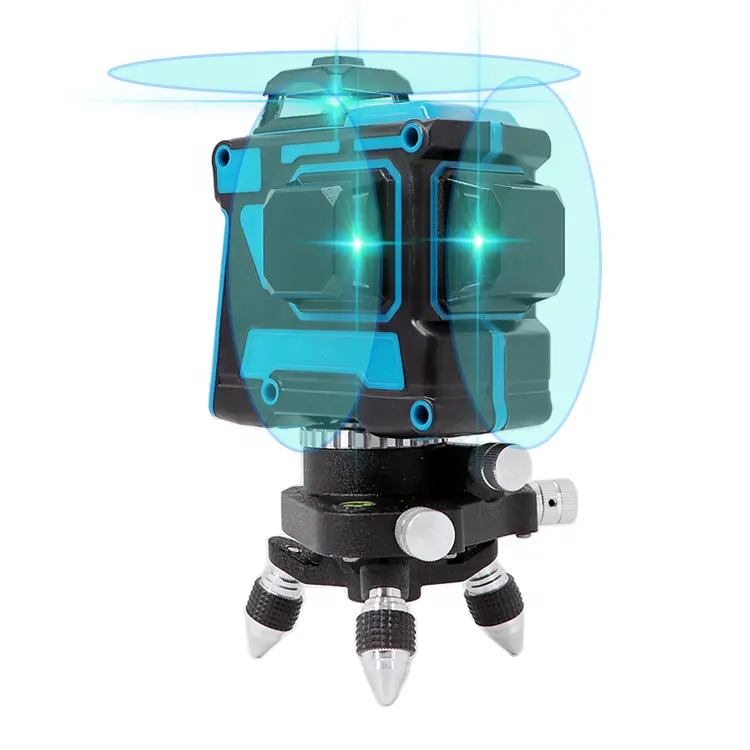 Dinli 그린 로터리 크로스 라인 12 라인 3D 레이저 레벨