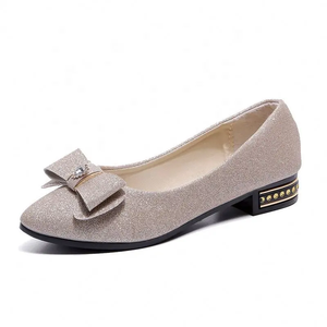 IStapromo regalos <span class=keywords><strong>baratos</strong></span> cómodos puntiagudos Slip on Glitter Flat Bowknot Ballet Flats Zapatos de vestir para mujeres - Product Image 4