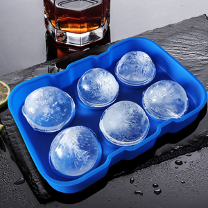 Cấp thực phẩm Silicone Vòng <span class=keywords><strong>Ice</strong></span> Cube khay Maker khuôn tròn lớn hình tròn <span class=keywords><strong>Ice</strong></span> Cube khay khuôn Silicone <span class=keywords><strong>Ice</strong></span> ball maker - Product Image 4