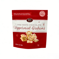 Sachet alimentaire personnalisé imprimé de qualité alimentaire, pochette refermable PE PET pour bonbons, snacks, biscuits, sucre et gâteaux secs