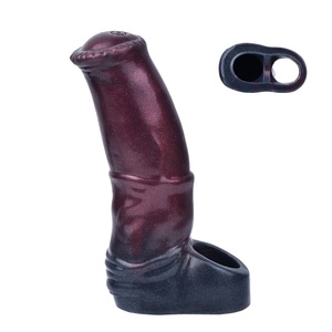 FRRK Extensor de Pene con Funda de Piel de Caballo, Funda para Pene, Alargador de Pene, Estimulación, Mejora, Funda para Pene, Juguetes Sexuales - Product Image 1