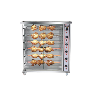 Nouvelle machine à rôtir le poulet au gaz commerciale, alimentée par moteur, équipement de cuisson avec garantie d'un an - Product Image 1