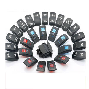 Interrupteur à bascule LED gravé au laser WH Custom ROCKER 6 broches, double éclairage - 20A 12V ON/OFF pour bateau, camion - Product Image 4