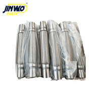 Tuyau flexible d'échappement double tressé 1,5 x 10 x 14 pouces (38 x 254 x 355 mm) pour automobile