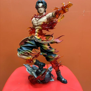 26cm 0ne Piece Portgas D <span class=keywords><strong>Ace</strong></span> Anime figura Gk estatuilla <span class=keywords><strong>Manga</strong></span> Pvc estatua coleccionable modelo decoración ornamento juguetes niños regalo - Product Image 2