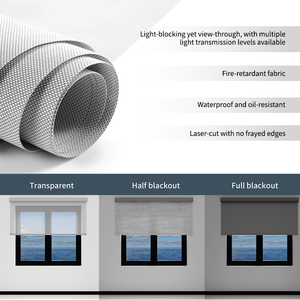 <span class=keywords><strong>Persianas</strong></span> Enrollables Motorizadas Automáticas Inteligentes con Control Remoto Wifi y Función <span class=keywords><strong>de</strong></span> Anulación Manual para Ventanas <span class=keywords><strong>de</strong></span> Oficina - Product Image 5