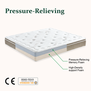 High Density Memory <b>Foam</b> Compressed <b>Mattress</b> in a Box Queen <b>King</b> <b>Size</b> <b>Mattress</b> Matelas Compressé Orthopédiques - Product Image 1
