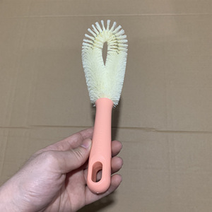 แปรงล้างแก้วไนลอนด้ามยาวทนทานสำหรับทำความสะอาดแก้วและขวด - Product Image 3