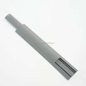 Pvc Trunking Guangzhou Grey Color Floor Use Plastic PVC Groove Trunking With Arc Cover Cable Wire Protection Duct Trunk