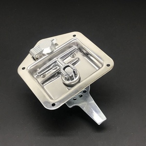 Lõm t xử lý chốt cho <span class=keywords><strong>Trailer</strong></span> hàng hóa hệ thống khóa cửa <span class=keywords><strong>Trailer</strong></span> cửa t-xử lý khóa 304 thép không gỉ với Gasket phím - Product Image 2