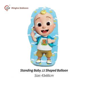 <strong>CoComelon</strong> Baby JJ Mylar Balloon Round Standing Crawling Shape Cartoon Foil Balloon For Toddler Birthday Baby Shower <strong>Party</strong> Decor - Product Image 3