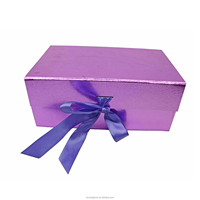 Rechteck Rundes Quadrat Faltbarer Magnet verschluss Geschenk box Falten Schwarz Weiß Rosa Boxen Kinder Aufbewahrung Faltbare Versand box