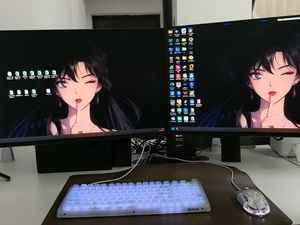 ขาตั้งมอนิเตอร์สองหน้าจอเครื่องมือปรับความสูงได้อย่างแม่นยำใช้ได้กับ VESA ขนาด75x75 100x100 - Product Image 4