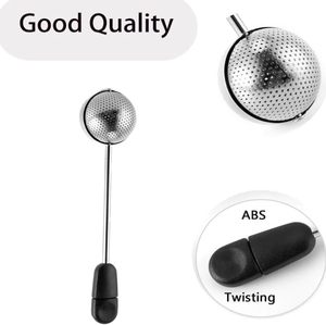 Ball Shaped Twisting Funny Filter Kung Fu Cha Stainless Steel <b>Tea</b> <b>Infuser</b> for <b>Tea</b> - Product Image 2