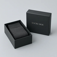 Boîte d'emballage de chaussettes personnalisée durable pour les entreprises en ligne
