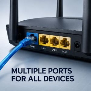 เราเตอร์ <span class=keywords><strong>WiFi</strong></span> ที่ดีที่สุด 19000 ไตรแบนด์ 320MHz เราเตอร์ไร้สาย 10Gbps พอร์ตมัลติกิกะบิต AI <span class=keywords><strong>Mesh</strong></span> เราเตอร์สำหรับบ้าน สำนักงาน โรงเรียน โรงพยาบาล - Product Image 5