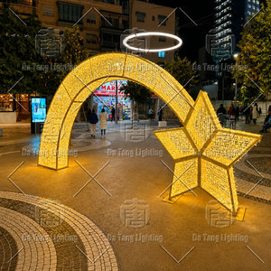Beautiful IP65 Weather Resistant Christmas Archway <b>Light</b> Decoration LED Effects for Outdoor Shopping Streets Parks Holiday - Product Image 2