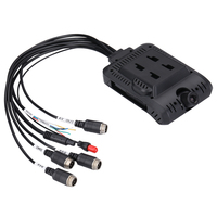 Caméra embarquée étanche Firecore HX-816 avec enregistrement en boucle 24h/24, 4G WIFI, G-SENSOR, ADAS, BSD, 4 caméras pour taxi et bus