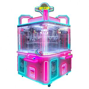 Jeu d'arcade grue à pinces psychologique 4 joueurs avec monnayeur, couleur personnalisable, garantie 12 mois pour usage intérieur/extérieur, parcs d'attractions - Product Image 2