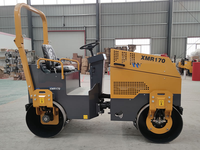 Compacteur à rouleaux vibrants de 1,7 tonne XMR170, rouleau à double tambour léger, machine routière