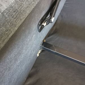 Lit rembourré sur mesure 2026 en tissu doux, lit double, cadre de lit en bois avec rangement, style antique, luxe moderne, taille King - Product Image 5