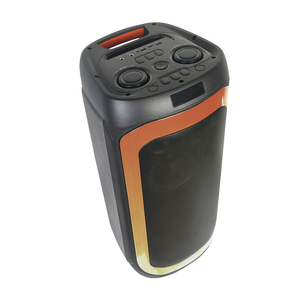 Altavoz inalámbrico Bluetooth para exteriores Doble 8 pulgadas 80W DJ altavoz OEM ruidoso con entrada de guitarra - Product Image 2