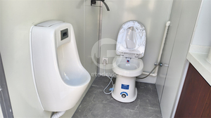 Remorque de toilettes mobiles de luxe personnalisée à 2 postes, design moderne pour usage extérieur - Product Image 5