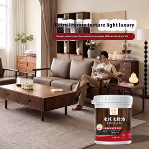 Peinture de réparation de porte en bois de couleur noyer huile de cire de bois noire <span class=keywords><strong>vernis</strong></span> de meubles à base d'eau peinture de motif de bois remis à neuf - Product Image 6