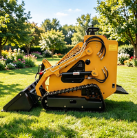 Mini-chargeuse sur pneus de 1000 kg avec moteur EPA et diesel Kubota |   Chargeuse sur chenilles certifiée CE dotée de composants moteur et de composants d'engrenage