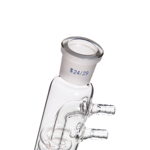 Condensador químico de laboratorio en forma de serpiente Tubo Condensador de reflujo Graham Condensadores de aire - Product Image 1