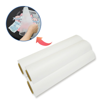 Norman 60cm Hot Peel papel de transferencia transparente hojas de impresión Uv Dtf Matt rollo de película para ropa