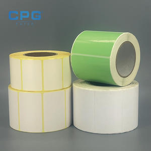 Etiqueta Adhesiva Térmica Ecológica Personalizada de Fábrica, 100x150mm, 135gsm, para Centro de Distribución, Etiqueta de Guía de Envío - Product Image 1