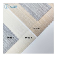 Tissu de vision de stores de fenêtre en tissu Polyester coloré pour les nuances d'écran de fenêtre de jour et de nuit Extra nouvelles couleurs