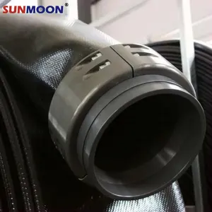 Hose And Pipe SUNMOON Heavy Duty High Pressure 200 Psi 12 Or 10 Inch Tpu Lay Flat Hose Irrigation Pipe