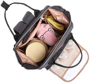 Sac à dos à langer multifonctionnel de nouvelle mode, taille standard, avec sangles pour poussette et matelas à langer, personnalisable OEM, fabriqué en usine BSCI - Product Image 2