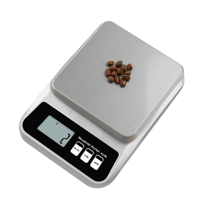 Balança de Alimentos Doméstica em Aço Inoxidável com LCD, Inteligente, Alimentada por Pilhas AAA, Design Compacto para Café, Cozinha e Confeitaria - Product Image 6