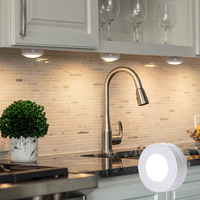 Puluz-spot lumineux LED sans fil monté en Surface, avec télécommande, éclairage d'intérieur, pour cuisine, placard, armoire, alimentée par piles