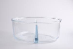 Plat à four rond de grande taille, plat à lasagne, plat à gratin en verre, ensemble de plats à four en verre, plat à salade en verre à deux côtés - Product Image 2