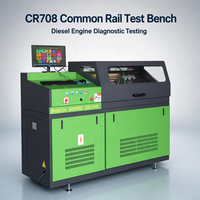 Banc d'essai pour injecteurs et pompes Common Rail CR708 CR815 pour tests CRI CRP avec testeur d'injection diesel EUI EUP HEUI en option
