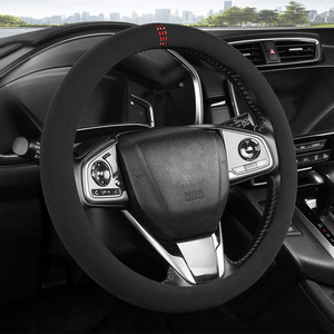Funda de Volante de Coche de Piel Sintética PU Transfronteriza, Universal para las <span class=keywords><strong>Cuatro</strong></span> <span class=keywords><strong>Estaciones</strong></span>, Accesorios de Moda para el Interior del Coche - Product Image 5