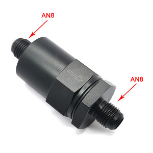 High Quality 8AN/6AN Billet IN <strong>LINE</strong> <strong>Fuel</strong> <strong>Filter</strong> 30 Micron Aluminum Black Auto Parts - Product Image 5