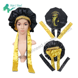 Bonnets personnalisés <span class=keywords><strong>en</strong></span> gros <span class=keywords><strong>bonnet</strong></span> de nuit <span class=keywords><strong>en</strong></span> <span class=keywords><strong>satin</strong></span> pour femmes chapeau de nuit à double épaisseur <span class=keywords><strong>bonnet</strong></span> de nuit <span class=keywords><strong>en</strong></span> <span class=keywords><strong>satin</strong></span> avec logo personnalisé - Product Image 3