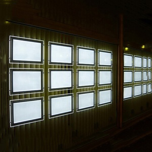 Boîte à lumière LED suspendue A4/A3 Fenêtre d'affichage pour Agents immobiliers Bureau Publicité Boîtes à lumière - Product Image 6